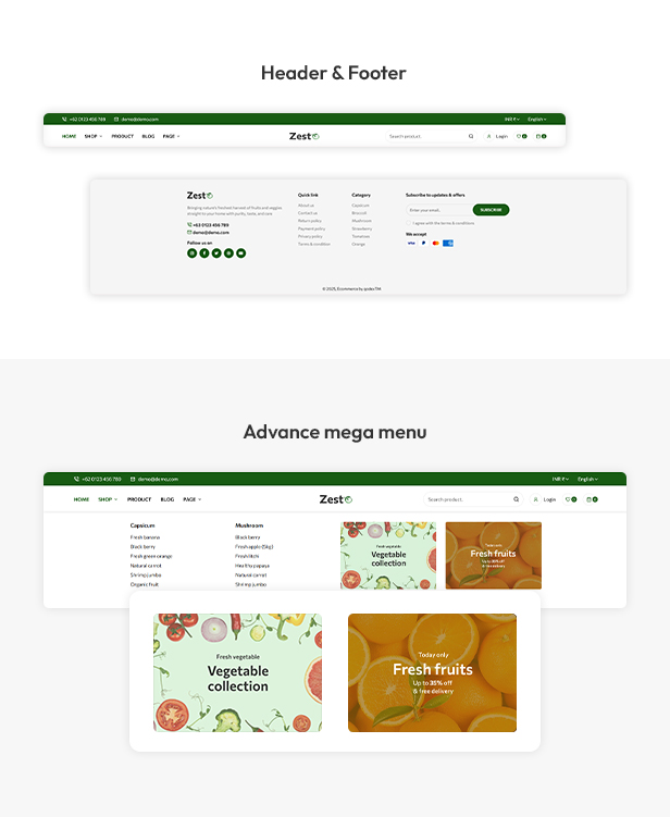 Zesto- Vegetable, Supermarket & Organic Food eCommerce Shopify 2.0 Theme
